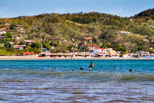 Preview: View Of San Juan Del Sur From The Local Mountain Hill, Nicaragua