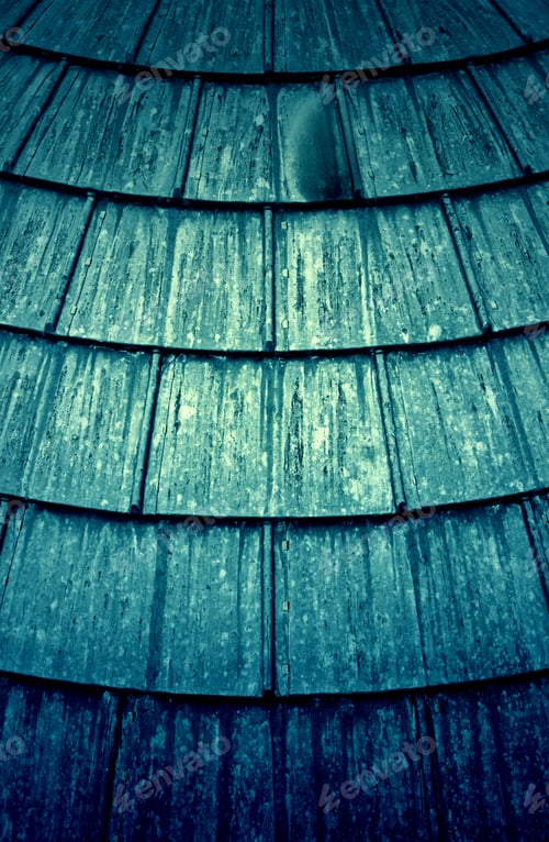 Preview: Old Weathered Metal Roof, Detail Of Protection Against Rain, Rusty Metal