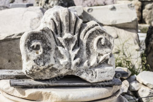 Preview: Stone Fragments Of The Ruins Of The Acropolis In Athens, Greece