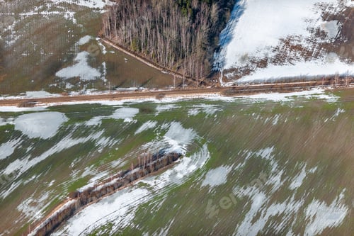 Preview: Aerial View Over The Rural Fields