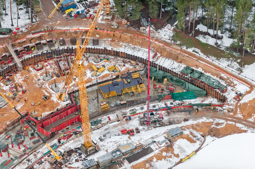 Preview: Aerial View Over The Construction Site