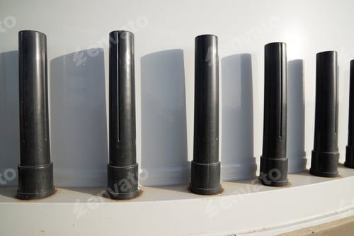 Preview: Close-Up Of The Base Of A Wind Turbines For Electric Power Production, Zaragoza Province, Aragon In