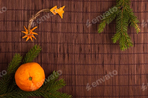Preview: Christmas Decorations Hand Made From Tangerine Peel