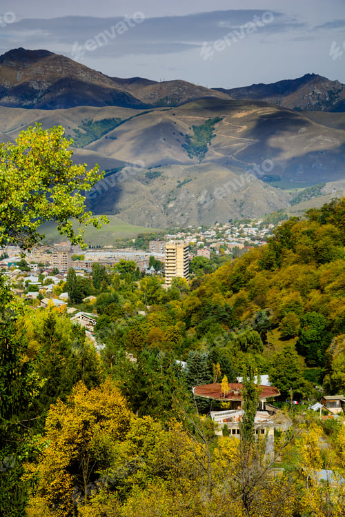 Preview: View From Above On Town Vanadzor, Armenia
