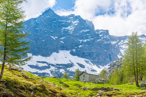 Preview: Alpine Landscape In Gran Paradiso National Park, Piedmont, Italy