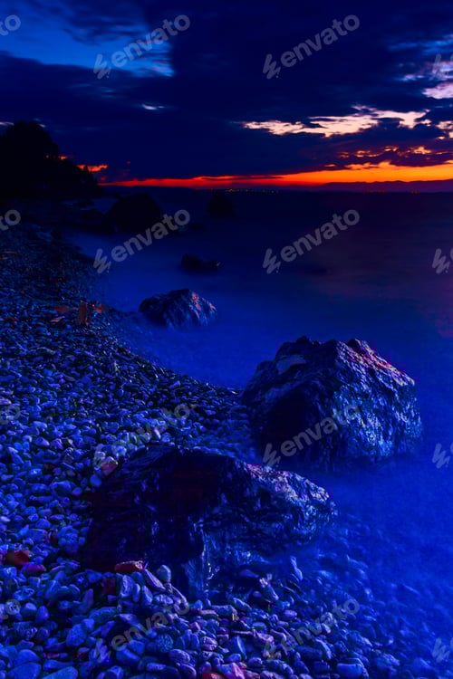 Preview: Long Exposure. Nature Landscape.