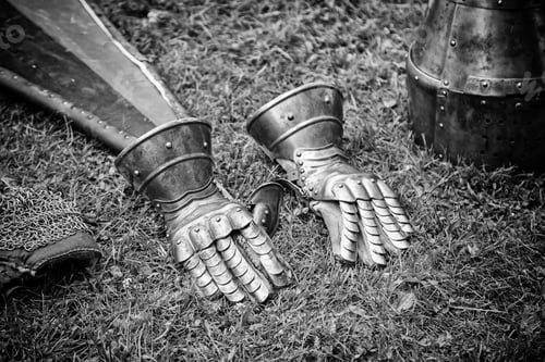 Preview: Medieval Armor, Hands, Detail Of Part Of An Ancient War Armor, Gloves