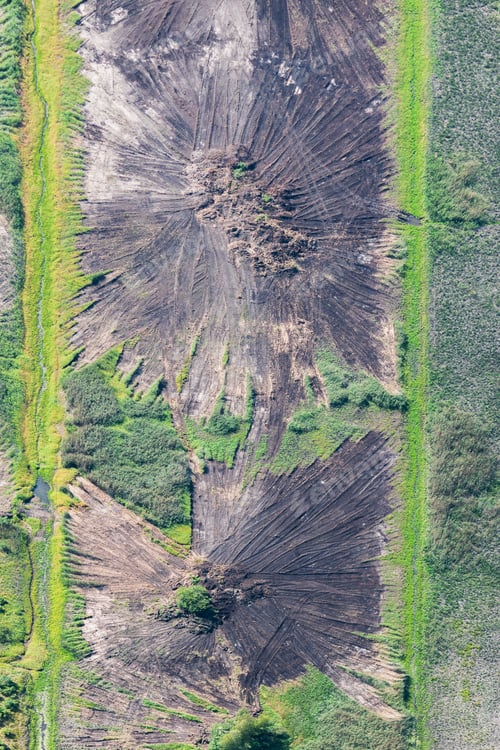 Preview: Aerial View Over The Deforested Land