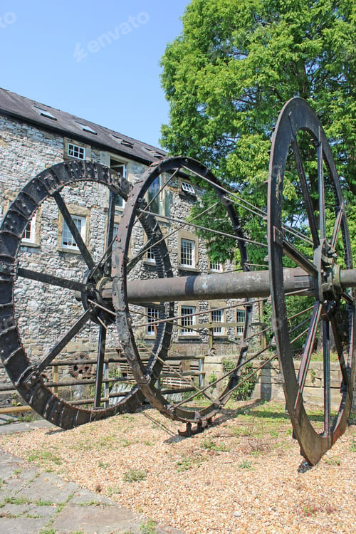 Preview: Vintage Water Wheel Machinery