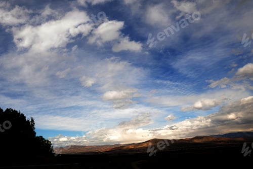 Aufregendes Wolkengebilde