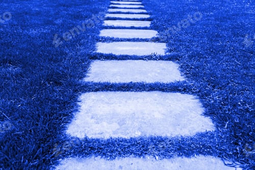 Preview: Stone Path In A Garden, Detail Of A Zen Garden, Rela...