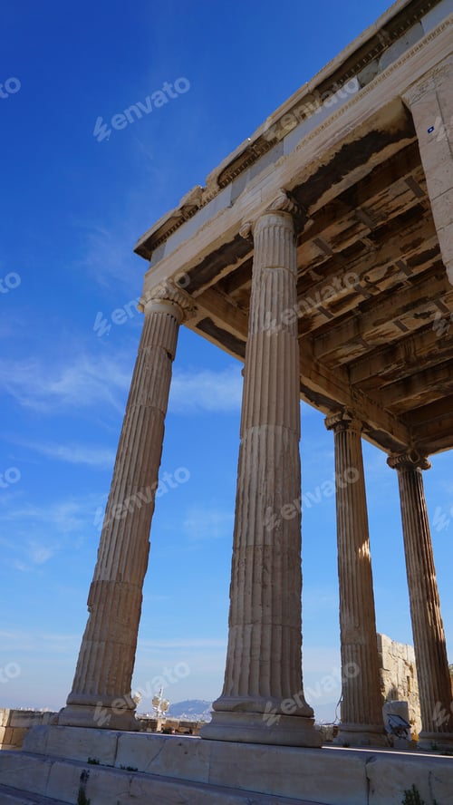 Preview: Photo From Iconic Ancient Erechtheion In Famous Acropolis Hill, Athens Historic Center, Attica