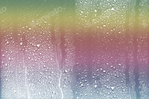 Preview: Abstract Background Of Water Drops. Texture Of Water.