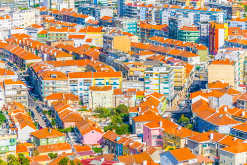 Preview: Aerial View Of Cacilhas, Portugal.