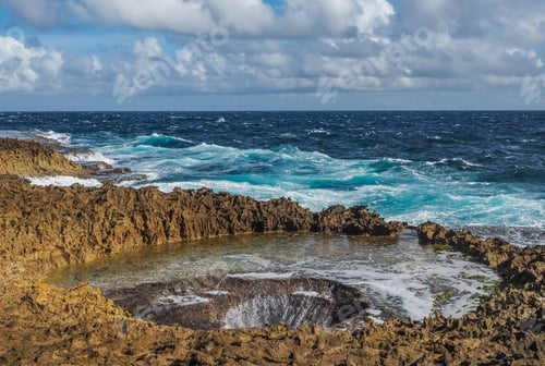 Preview: The Natural Jacuzzi Views Around The Small Caribbean Island Of Curacao
