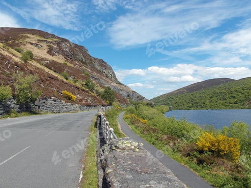 Preview: Elan Valley Summertime Scenery In The Welsh Countryside.
