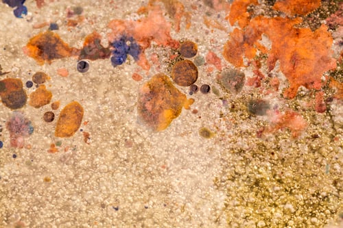 Preview: Abstract Composition With Mix Of Oil, Water And Colorful Ink. Pollution Concept