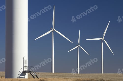 Preview: Gateway To A Windmill With Clear Sky