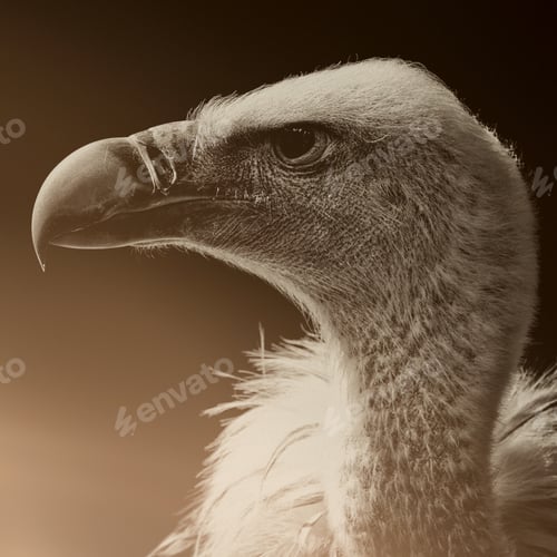Preview: European Griffon Vulture (Gyps Fulvus Fulvus)