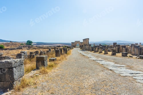 Preview: Decumanus Of Volubilis In Morocco