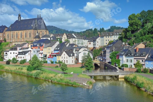 Preview: Village Of Saarburg In Rhineland-Palatinate,Germany