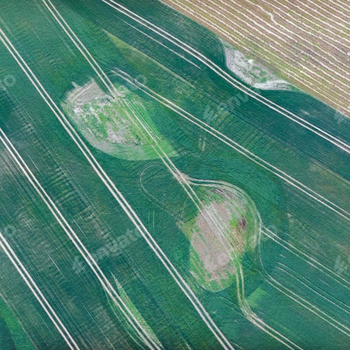 Preview: Aerial View Over The Rural Fields
