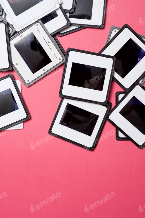 Preview: Slides On A Pink Table.