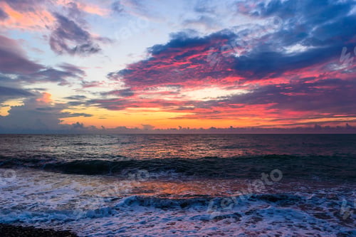 Preview: Amazing Purple Sunset Over The Black Sea