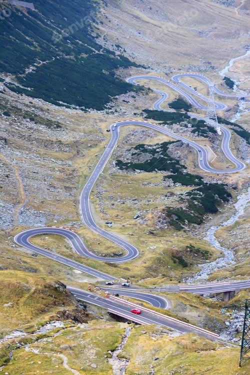 Preview: Transfagarasan Highway - Mountain Road In Fagaras Mountains, Romania.