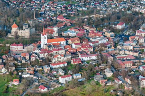 Preview: Aerial View Over The Cesis City (Latvia)
