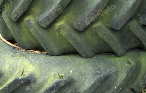 Preview: Big Tractor Tyre Tread Background