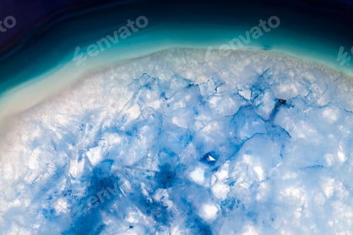 Preview: Agate And Quartz Slice - Beautiful Texture