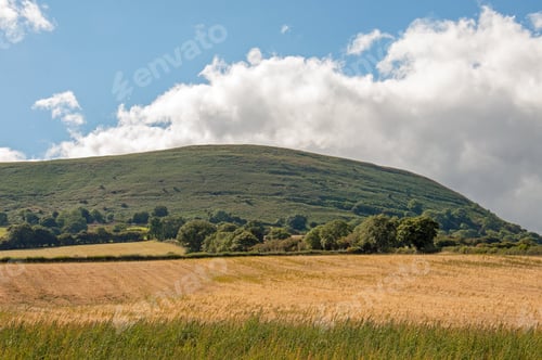 Preview: Summertime Scenery Around The Black Mountains Of Herefordshire, England.