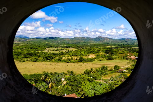 Preview: Valley De Los Ingenios - Sugar Mill Valley, Uneso World Heritage Site In Trinidad, Cuba. Famous