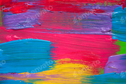 Preview: Abstract Art Background. Hand-Painted.