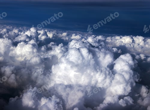 Preview: Clouds In The Blue Sky Background
