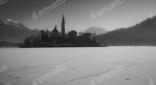 Preview: Winter Morning At Frozen Lake Bled