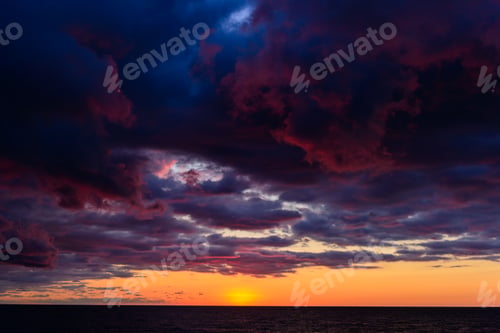 Preview: Purple Sunset Over The Black Sea