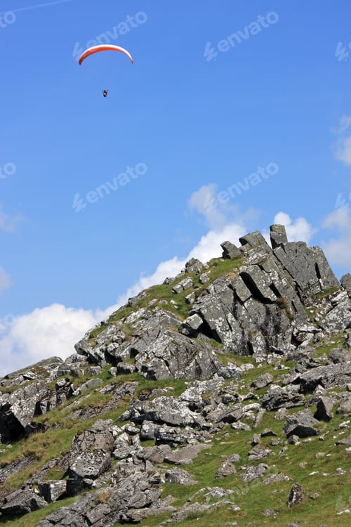 Preview: Paraglider Above Dartmoor