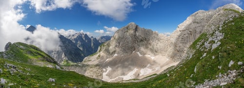 Preview: Beautiful Mountain Landscape In Julian Alps In Slovenia