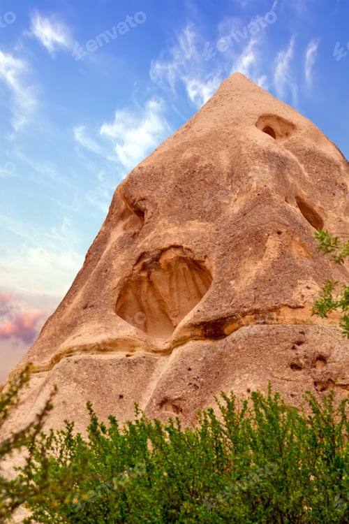 Preview: Goreme National Park And The Rock Sites Of Cappadocia, Anatolia, Turkey. Volcanic Mountain