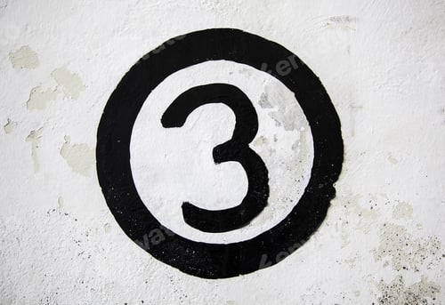 Preview: Detail Of Odd Number Of Information On A Wall, Address