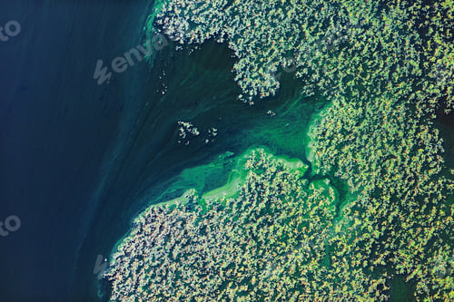 Preview: Aerial View Over The River