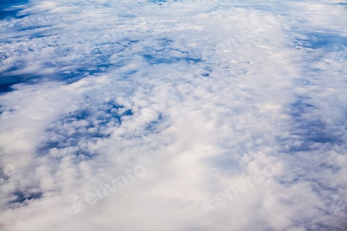 Preview: Beautiful, Dramatic Clouds And Sky Viewed From The Plane