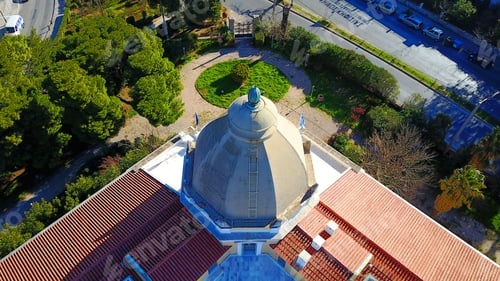 Preview: Aerial Bird'S Eye View Photo Taken By Drone Of Famous Villa Kazouli, Kifisia, Attica, Greece