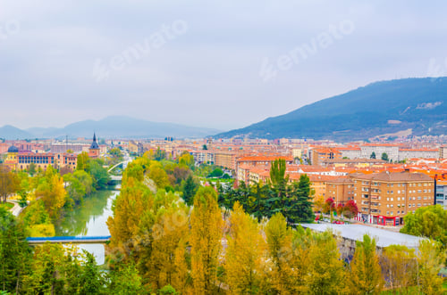 Preview: Aerial View Of Pamplona, Spain