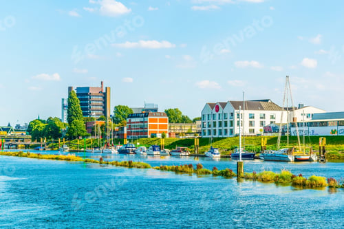 Preview: Weser Riverside In Bremen, Germany.