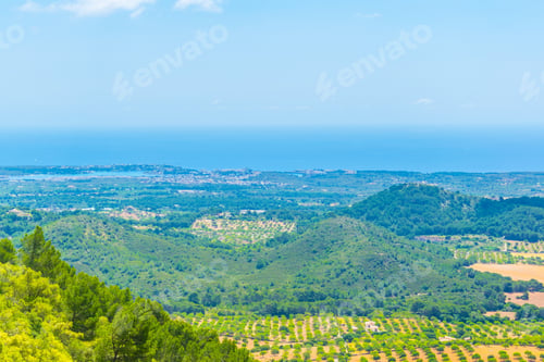 Preview: Aerial View Of Mainland Of Mallorca, Spain