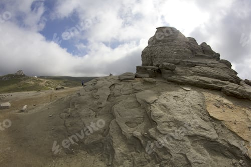 Preview: Landscape From Bucegi Mountains, Part Of Southern Carpathians In Romania, The Sphinx. Fisheye Lens