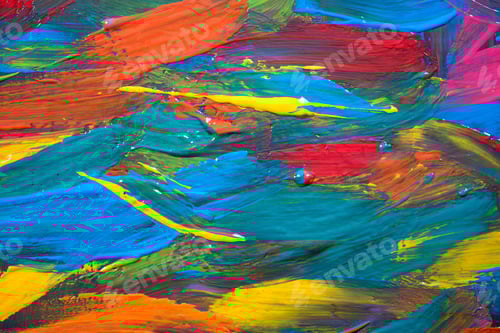 Preview: Abstract Art Background. Hand-Painted